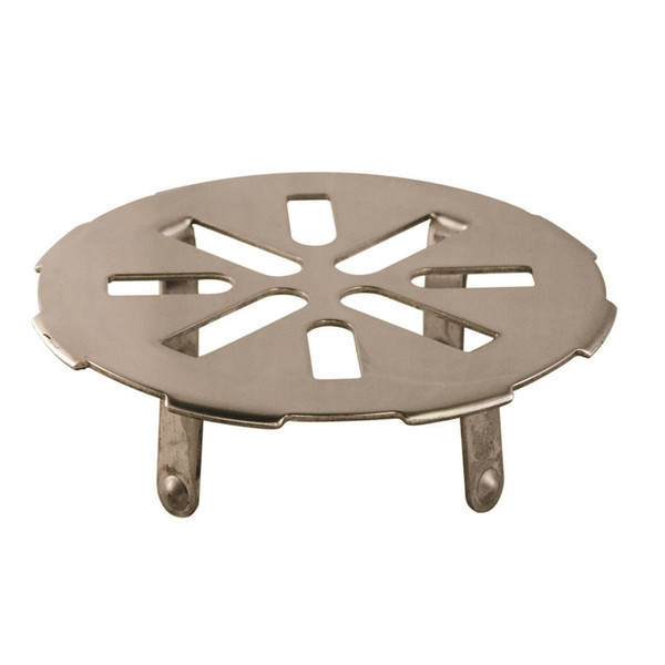 S/S Snap In Floor Drain Cover 5in For 4in Pipe