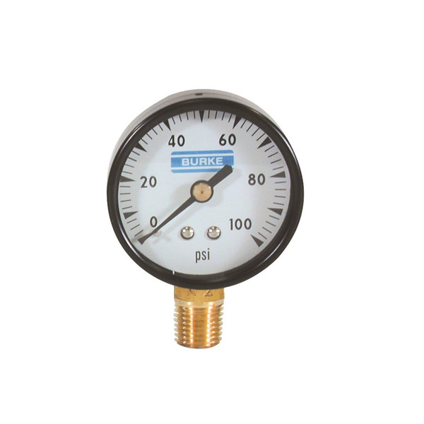 Bottom Mount Gauge ¼In 0-100Psi