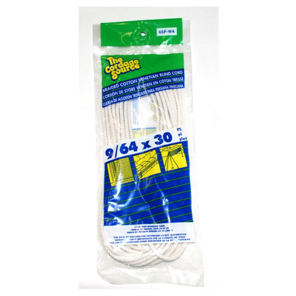 Venetian Braided Blind Cord Cotton 9/64in X 30Ft Canada Cordage