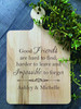 Good Friends Custom Cutting Board