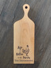 Life is better on the farm cutting board