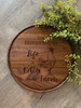 Life is better on the farm cutting board
