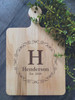 Monogram in Design Custom Cutting Board