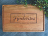 Family Name with Date Custom Cutting Board
