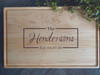 Family Name with Date Custom Cutting Board