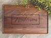 Family Name with Date Custom Cutting Board