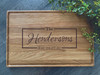 Family Name with Date Custom Cutting Board