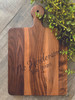 Script Family Name Custom Cutting Board