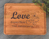 Love Grows Here Cutting Board