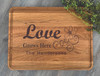 Love Grows Here Cutting Board