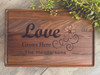 Love Grows Here Cutting Board