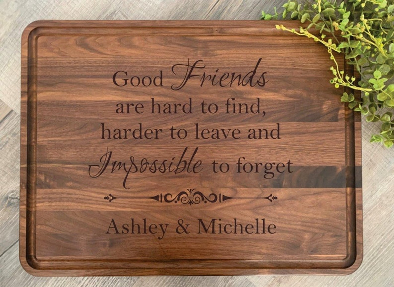 Personalized Wood Cutting Board/Serving Tray {Rectangle 17x11}