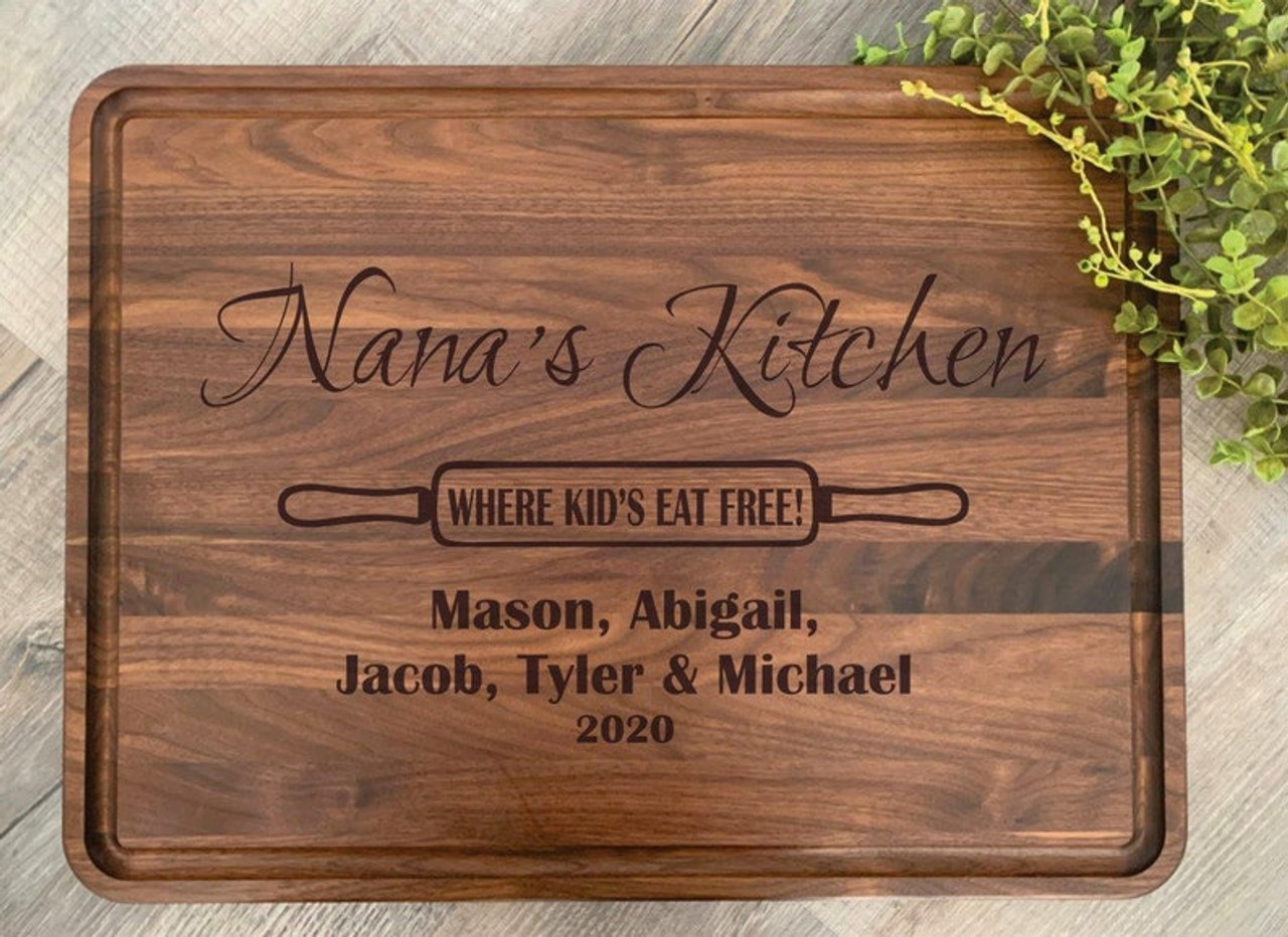 Personalized Cutting Board - Nana's Kitchen