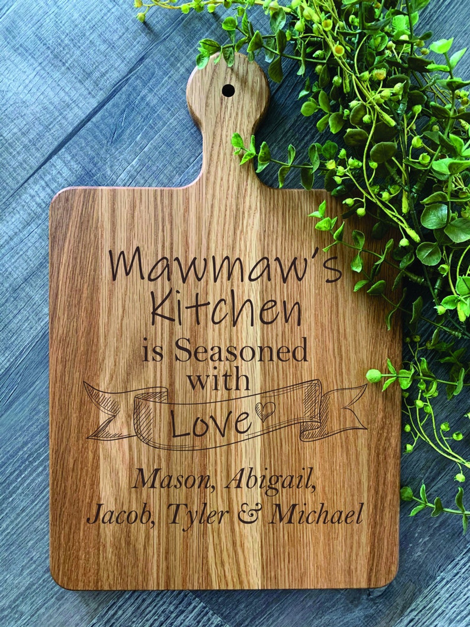 Custom Grandma's Kitchen Cutting Board