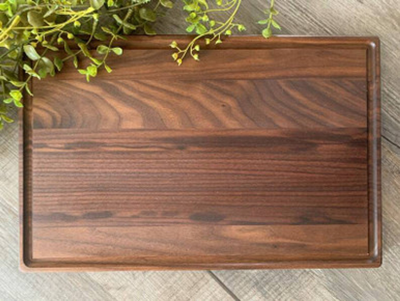 Extra Large Walnut Cutting Board, 24 x 18, With Juice Groove