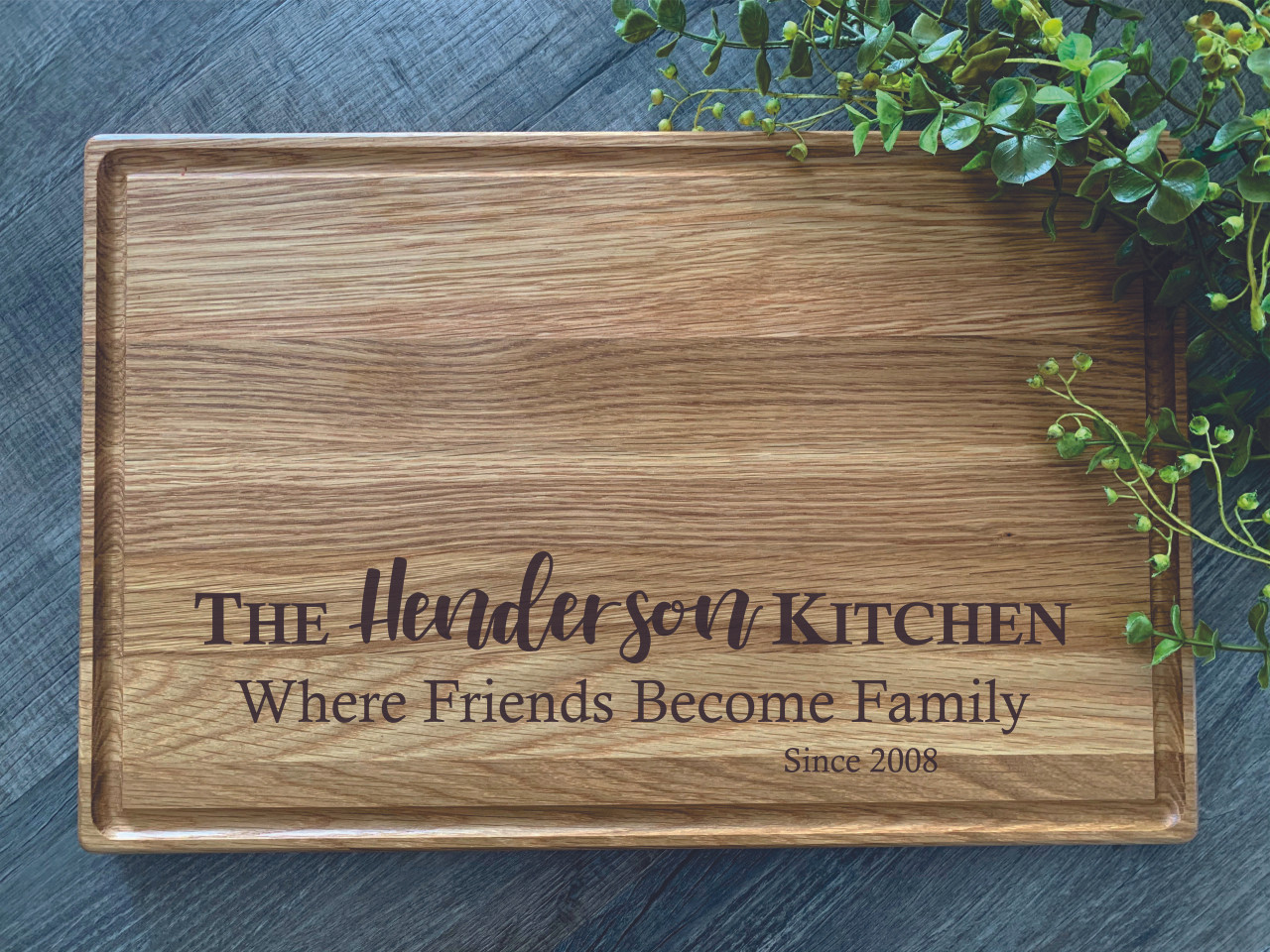 Friends Are The Family We Choose  Engraved Friendship Quote On Wood -  woodgeekstore