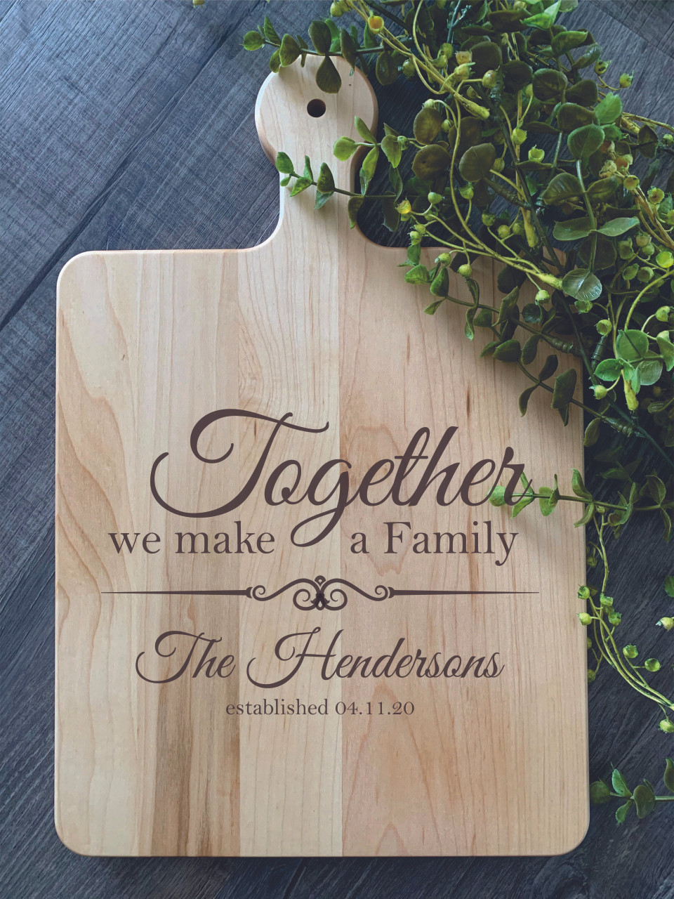 Mini Cutting Board - Home is Wherever Mom Is