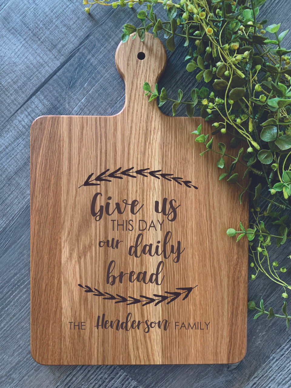 Give Us This Day Our Daily Bread Cutting Board