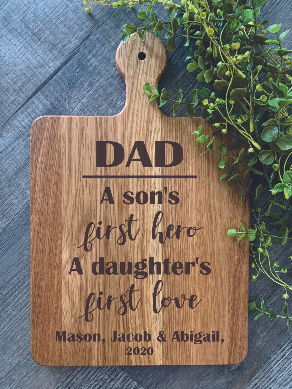 dad sons first hero..daughters first love..dad gift - Dad Sons Hero -  Sticker