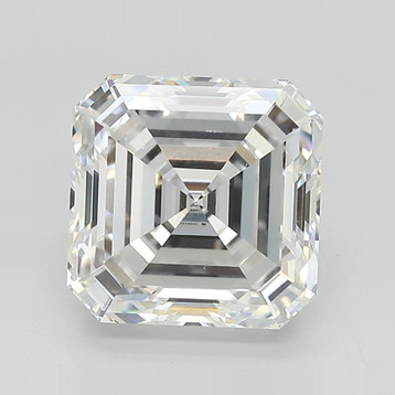 Asscher 4.04 E VVS2 - #829403 - Lab Grown