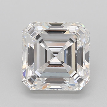 Asscher 4.02 E VS2 - #829560 - Lab Grown