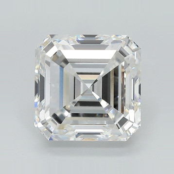 Asscher 4.45 E VVS2 - #868252 - Lab Grown