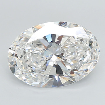 Oval 7.03 E VVS2 - #881536 - Lab Grown