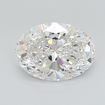 Oval 3.29 E VVS2 - #881482 - Lab Grown