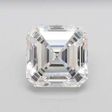 Asscher 10.07 F VVS2 - #880764 - Lab Grown