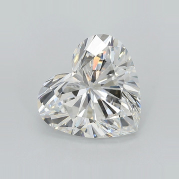 Heart 3.66 F VVS2 - #881611 - Lab Grown