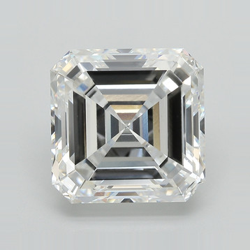 Asscher 10.37 F VVS2 - #880616 - Lab Grown