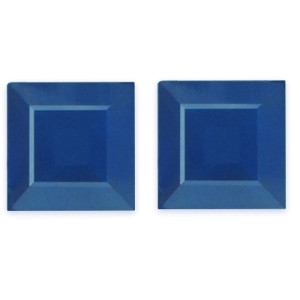 Princess 3.78tw Blue Sapphire Pair - #888429