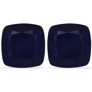 Cushion 3.51tw Blue Sapphire Pair - #888467