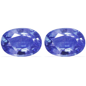 Oval 1.49tw Blue Sapphire Pair - #888644