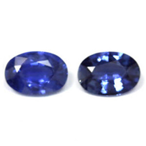 Oval 1.33tw Blue Sapphire Pair - #888690