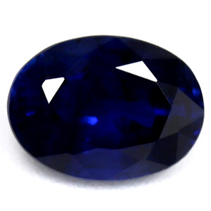 0.90ct Oval Blue Sapphire Gemstone 6.45X4.74X3.37 MM - #888849