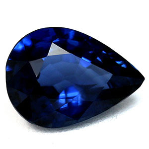 1.39ct Pear Blue Sapphire Gemstone 8.06X5.92X3.74 MM - #888873