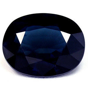 3.08ct Oval Blue Sapphire Gemstone 10.14X8.16X4.23 MM - #888877