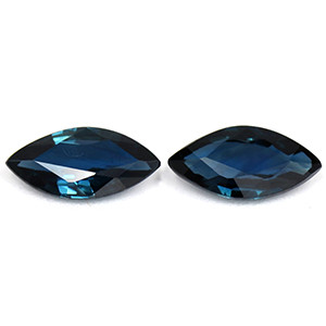 Marquise 1.19tw Blue Sapphire Pair - #888951