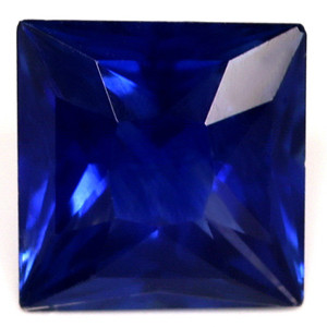 1.10ct Princess Blue Sapphire Gemstone 6.08X6.02X3.37 MM - #889071