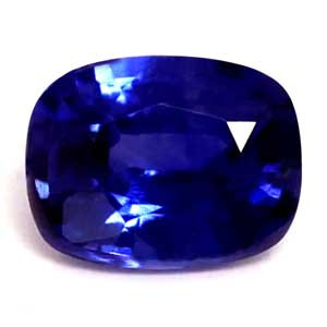 0.40ct Cushion Blue Sapphire Gemstone 4.70X3.72X2.50 MM - #889218