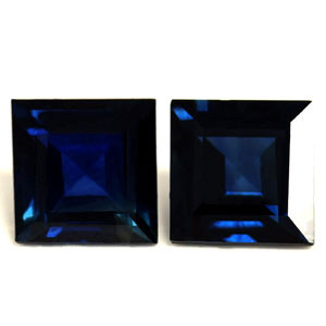 Princess 1.68tw Blue Sapphire Pair - #889718