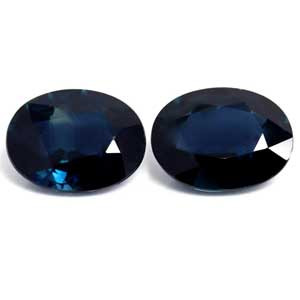 Oval 4.53tw Blue Sapphire Pair - #889286