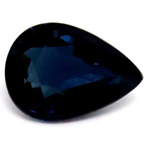 0.83ct Pear Blue Sapphire Gemstone 7.04X5.03X2.80 MM - #889287
