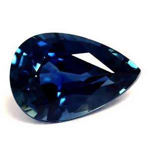 Pear 0.58 Blue Sapphire - #889316