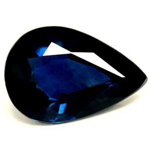 Pear 0.41 Blue Sapphire - #889314