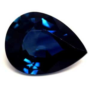 Pear 1.25 Blue Sapphire - #889337