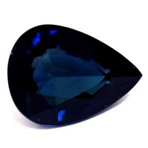 1.25ct Pear Blue Sapphire Gemstone 7.82X5.93X3.43 MM - #889340