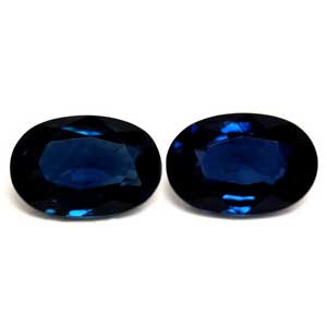 1.24ct Oval Blue Sapphire Gemstone 6.09X4.11X2.55 MM - #889303
