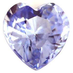 0.93ct Heart Blue Sapphire Gemstone 5.91X5.80X3.66 MM - #889505